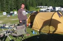Dolomiry. Camping Alla Baita