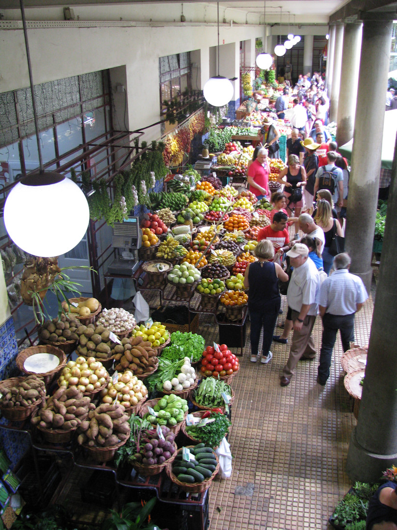 Madera. Funchal. Mercado dos Lavradores.