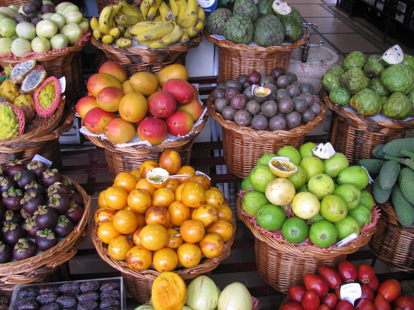 Madera. Funchal. Mercado dos Lavradores.
