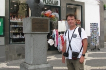 Madera, Funchal. Popiersie Józefa Piłsudskiego.