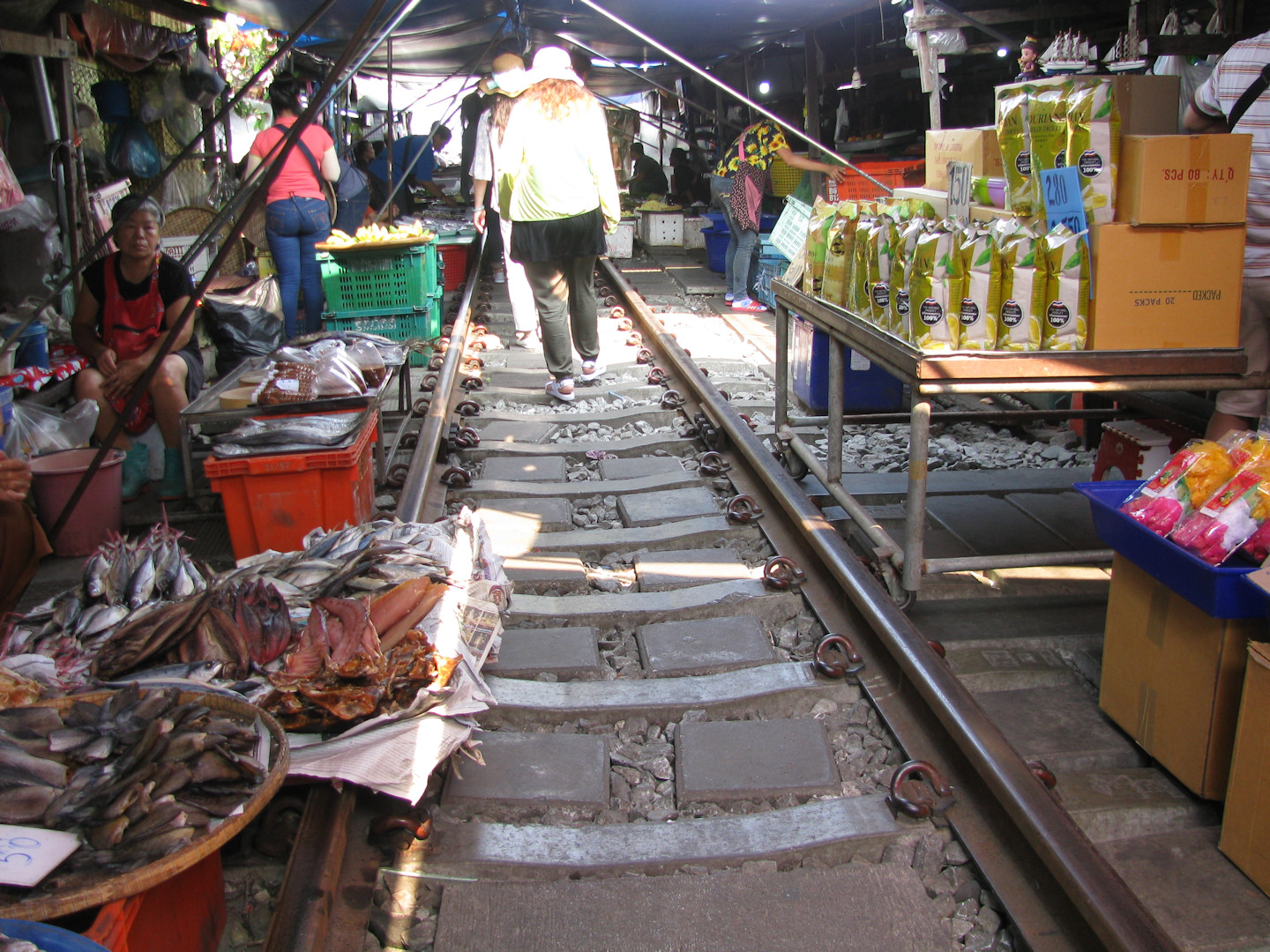 Tajlandia - Maeklong Railway Market