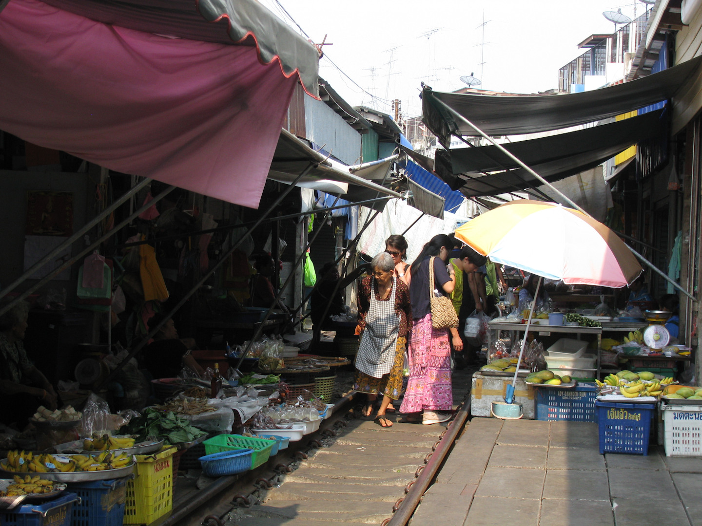 Tajlandia - Maeklong Railway Market